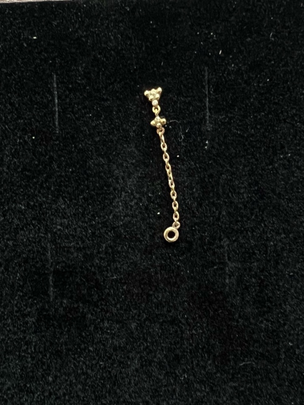 Pupil Hall “This and That Lasso” Mini Threadless Chain Earring – Rose Gold - Picture 5 of 7